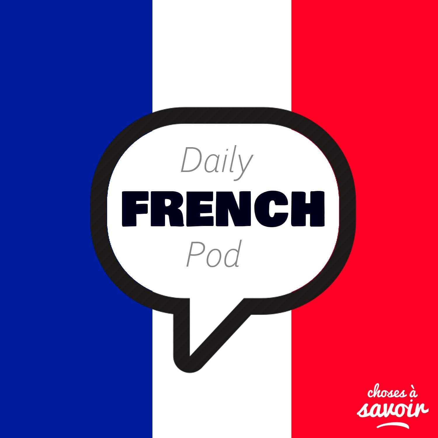 Learn French with daily podcasts cover