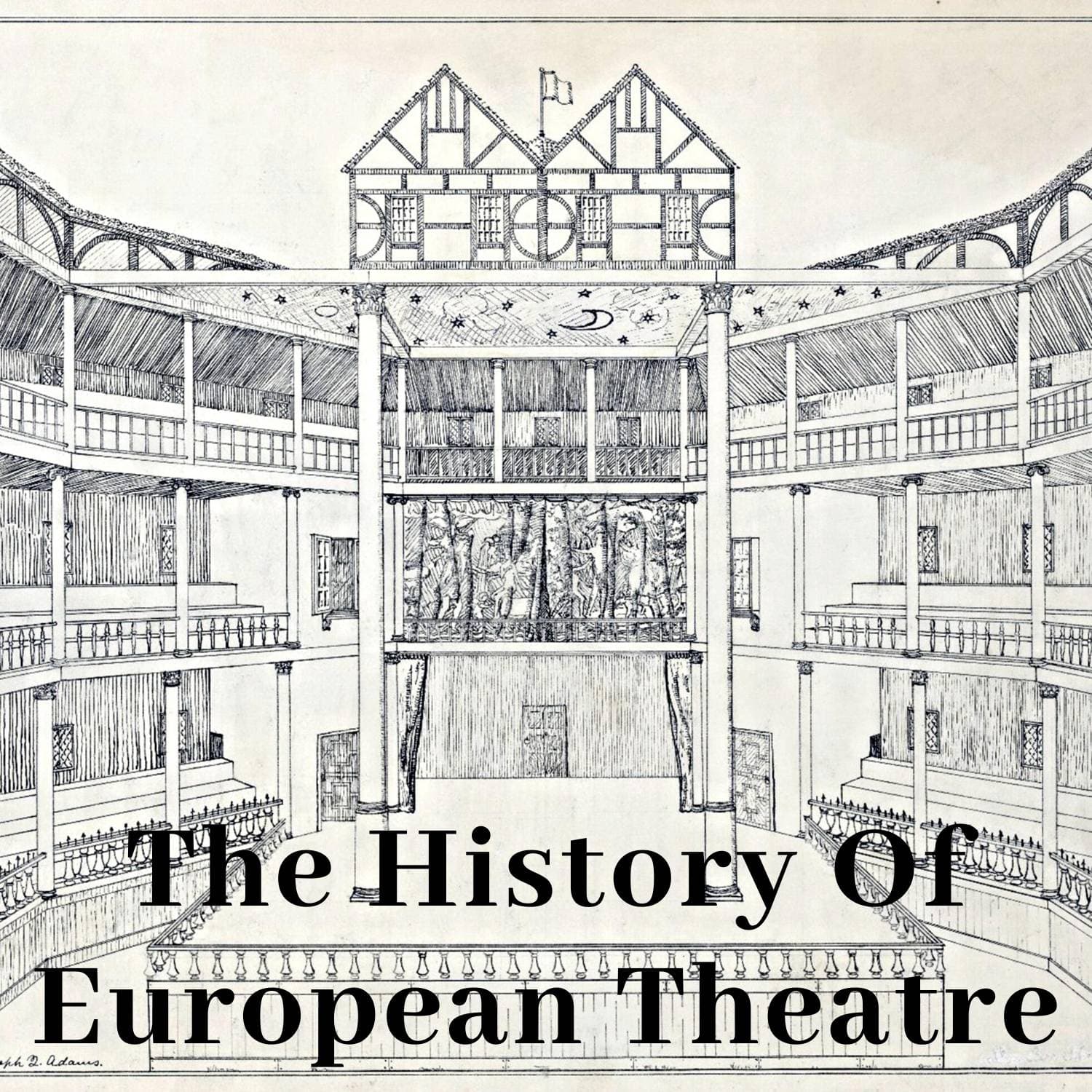 Podcast Announcement - Advertisements - The History Of European Theatre cover