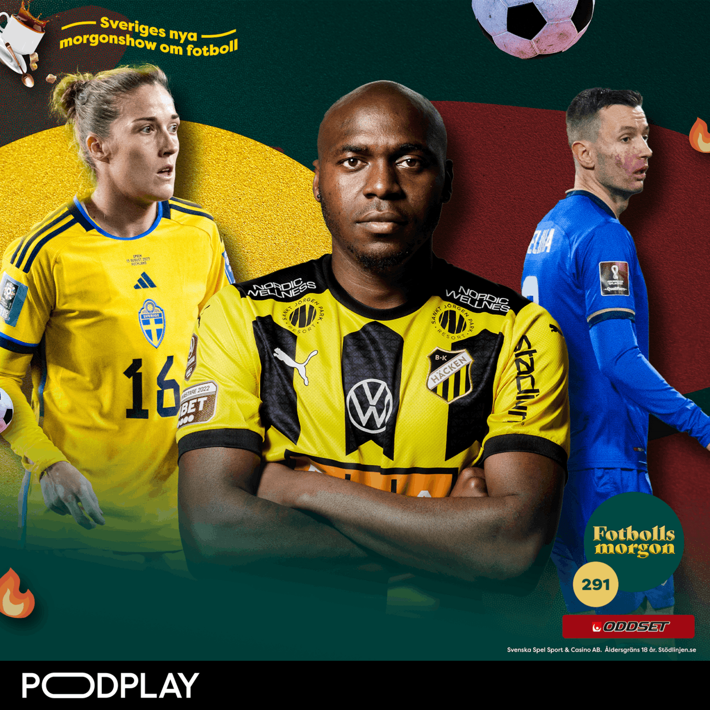 291. Solen skiner alltid i Borås - Fotbollsmorgon cover