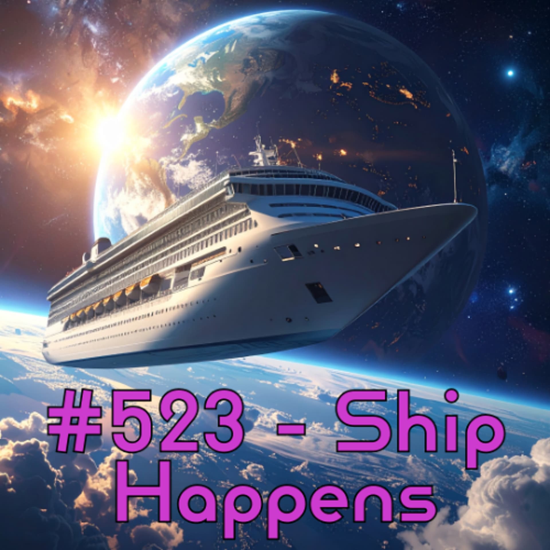 #523 - Ship Happens - The Sword and Laser cover