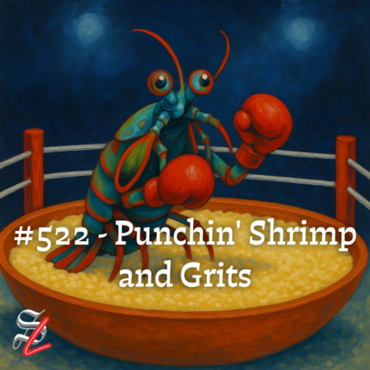 #522 - Punchin' Shrimp and Grits - The Sword and Laser cover