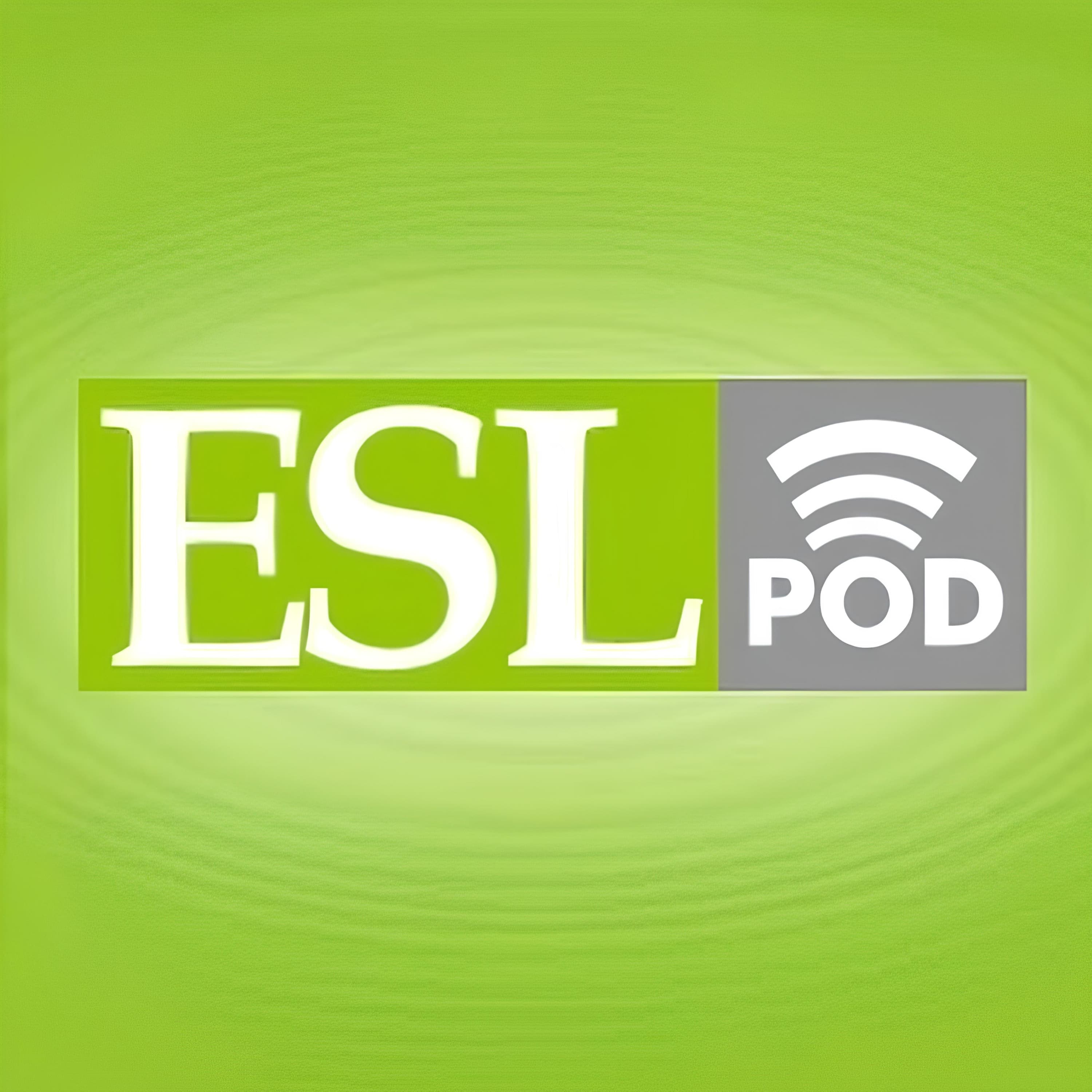 ESL Pod Official - Speak English Fluently by Listening (with Text) cover
