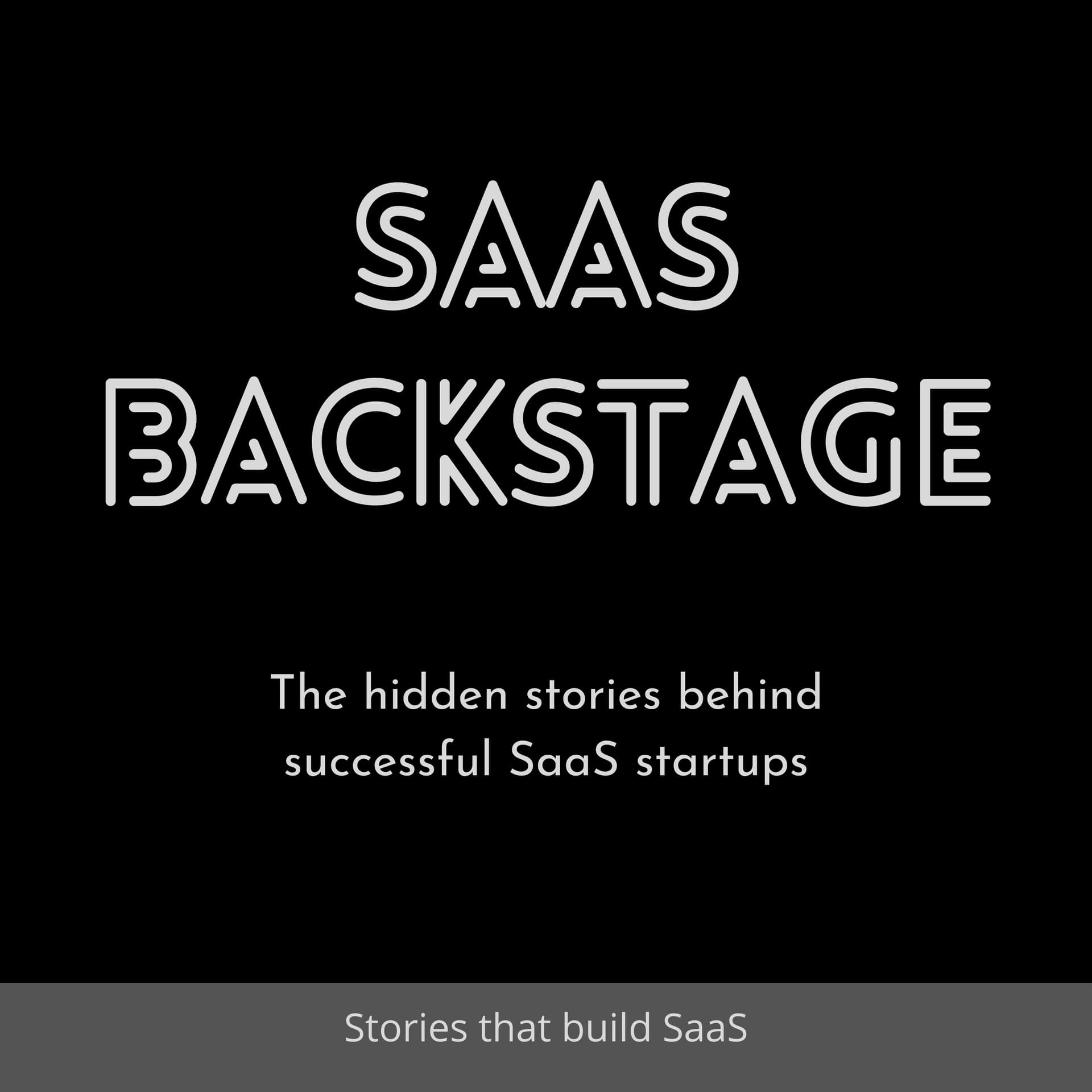 SaaS Backstage cover