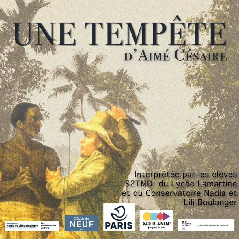 UNE TEMPÊTE D'AIMÉ CÉSAIRE cover