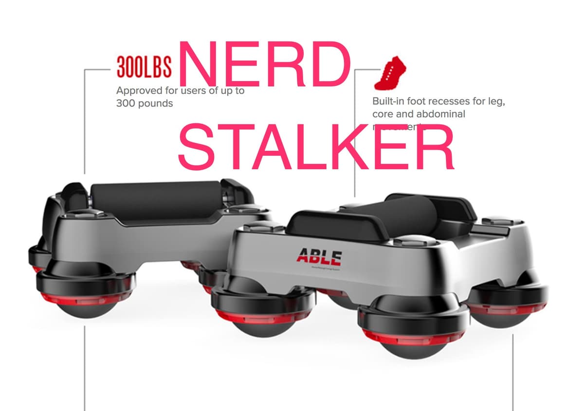 ABLE is a multi-directional #fitness system designed for a total-body #workout - Nerd Stalker cover