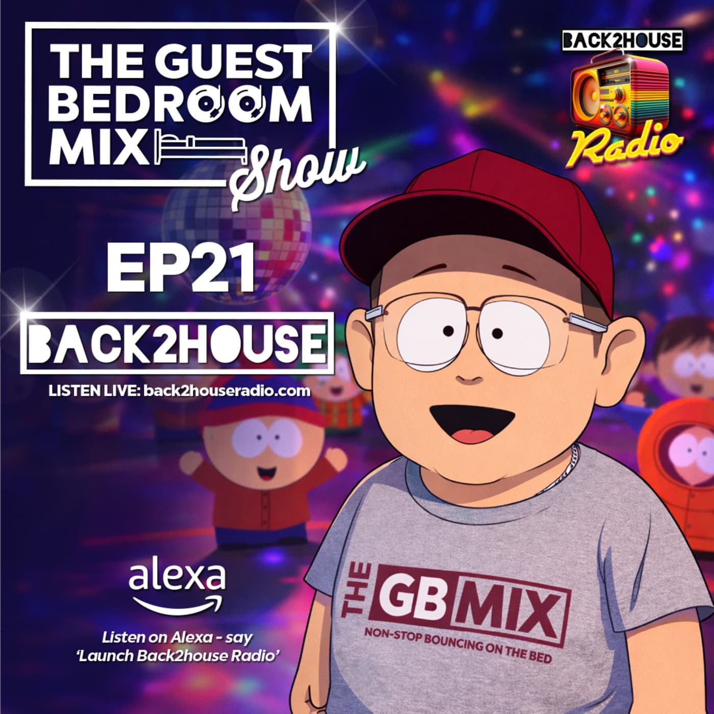 Episode 21: The Guest Bedroom Mix Show EP21 - 14.03.26 — BACK2HOUSE RADIO cover