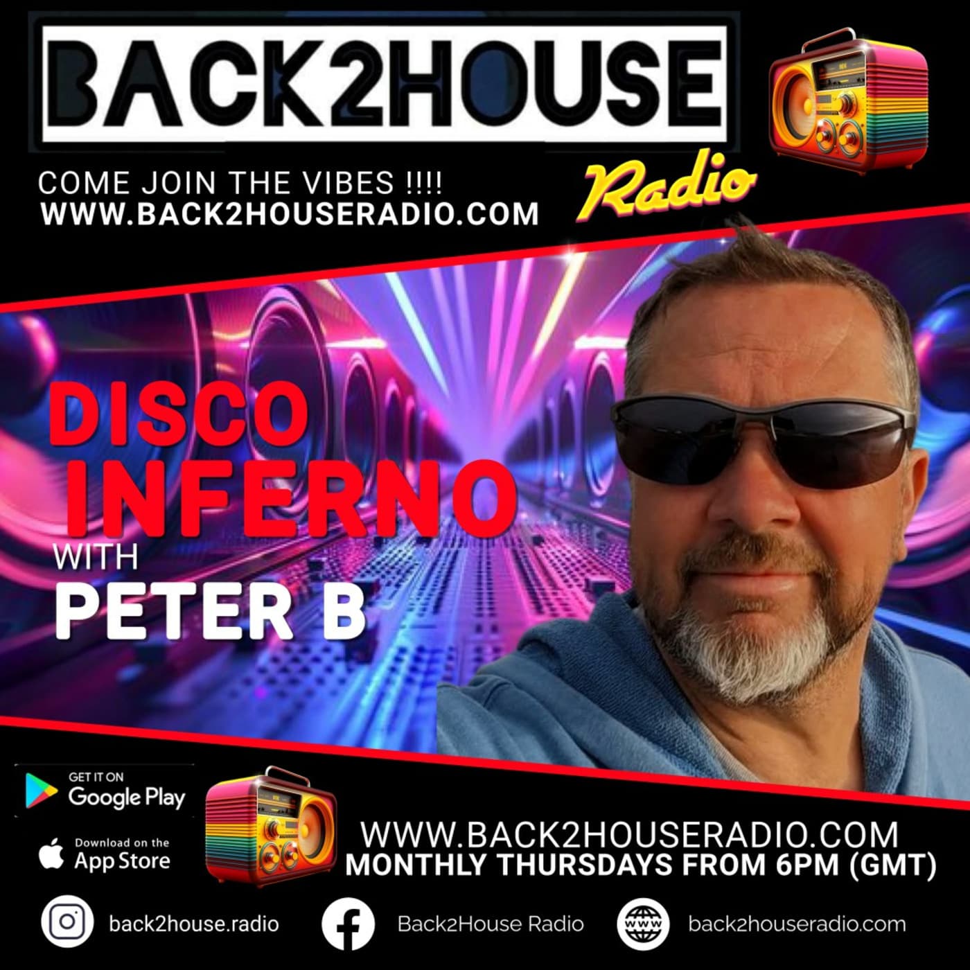 Episode 339:  Peter B-DiscoInferno 16.4.26 - BACK2HOUSE RADIO cover