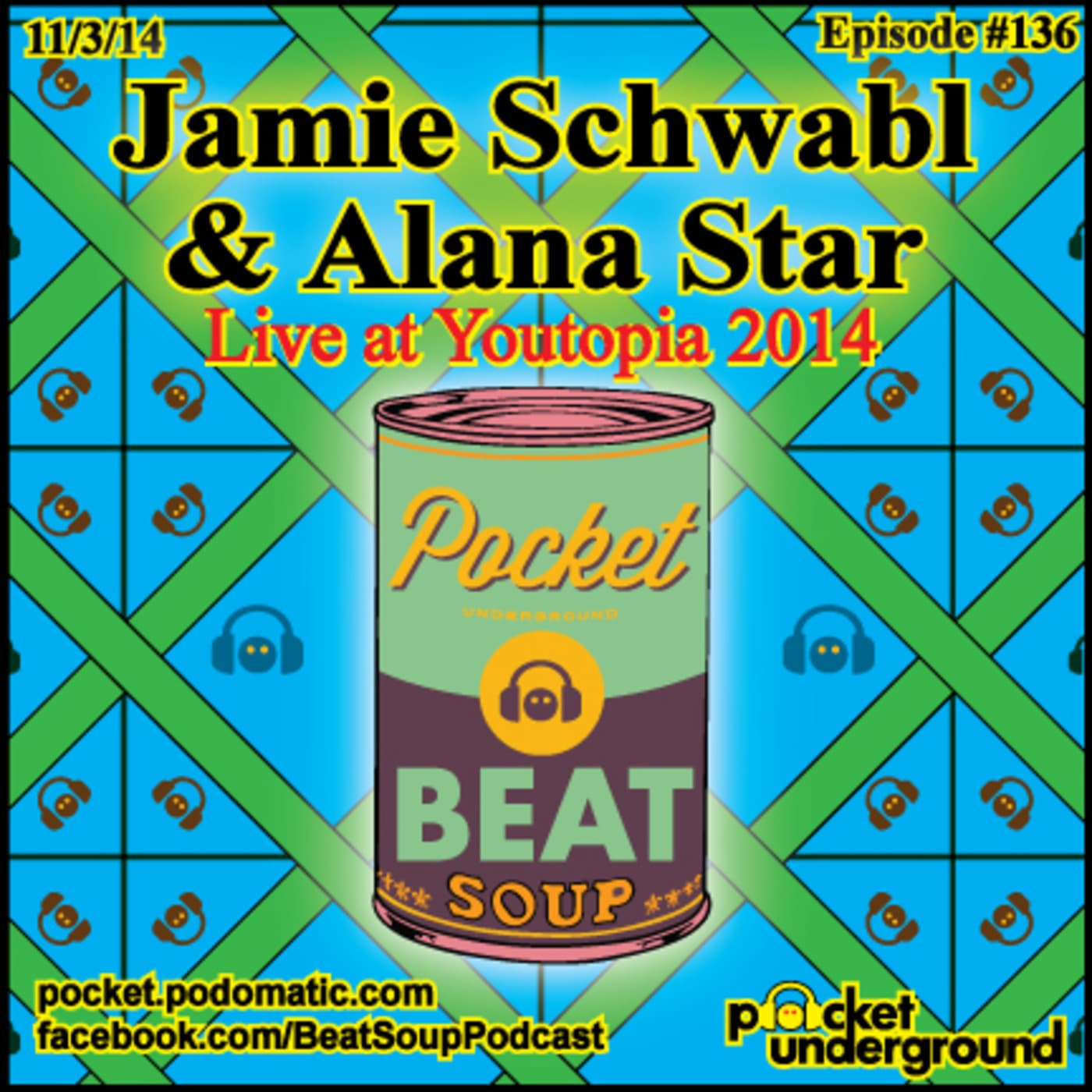 Jamie Schwabl & Alana Star - Beat Soup #136 - Pocket Underground - BEAT SOUP cover