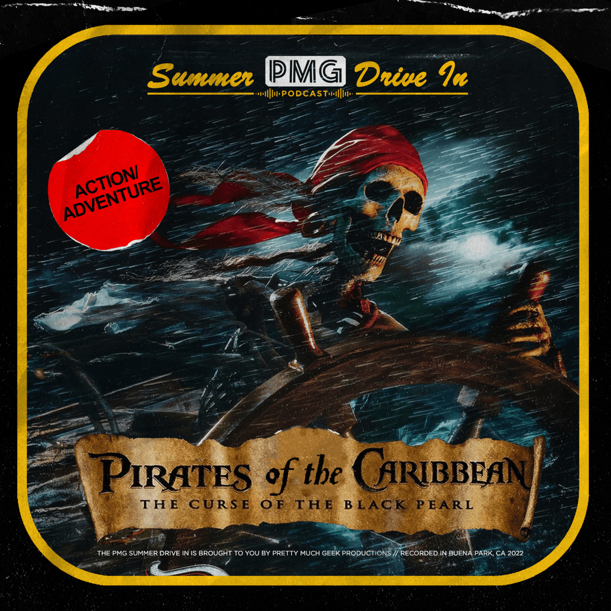 Episode 47: Pirates of the Caribbean: The Curse of the Black Pearl | Summer Drive-In - The PMG Podcast cover