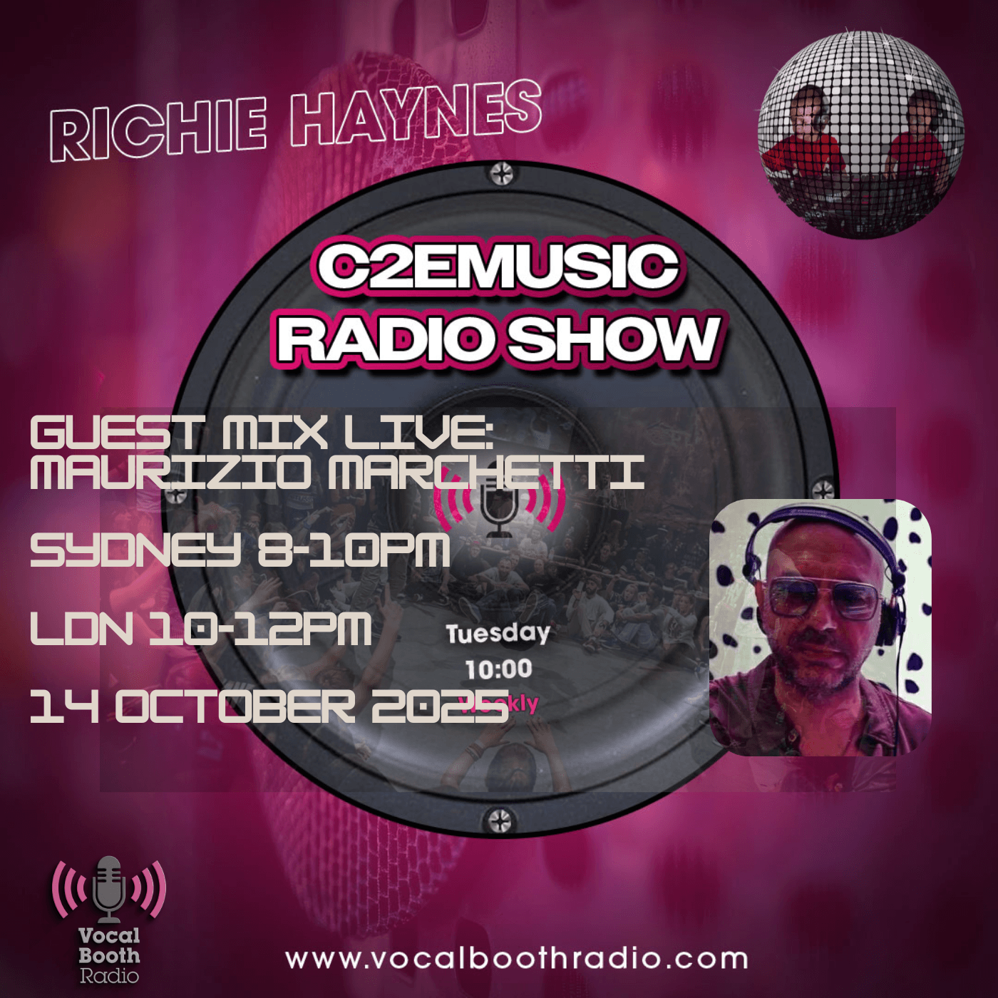 Episode 307: c2eMusic on VBR - Guest Mix - Maurizio Marchetti - c2eMusic Soulful Deep House cover