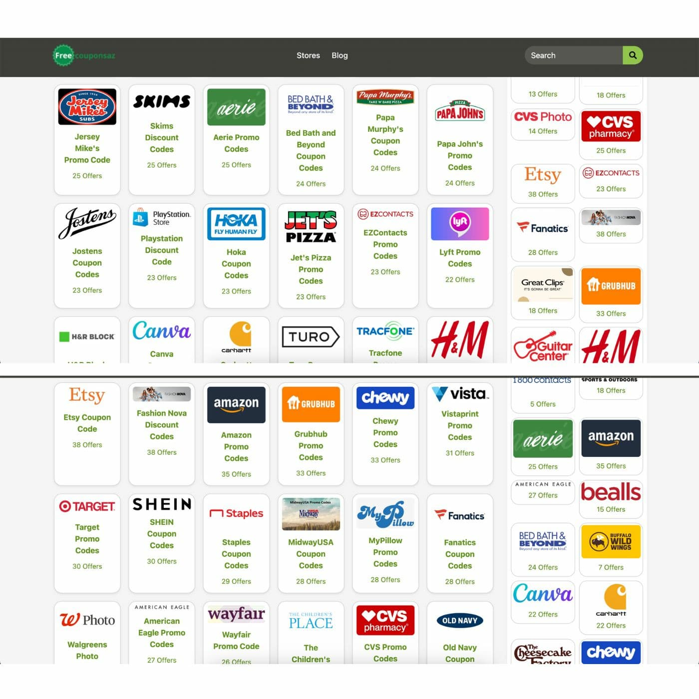 Stores - FreeCouponsAZ - Free Coupons AZ cover