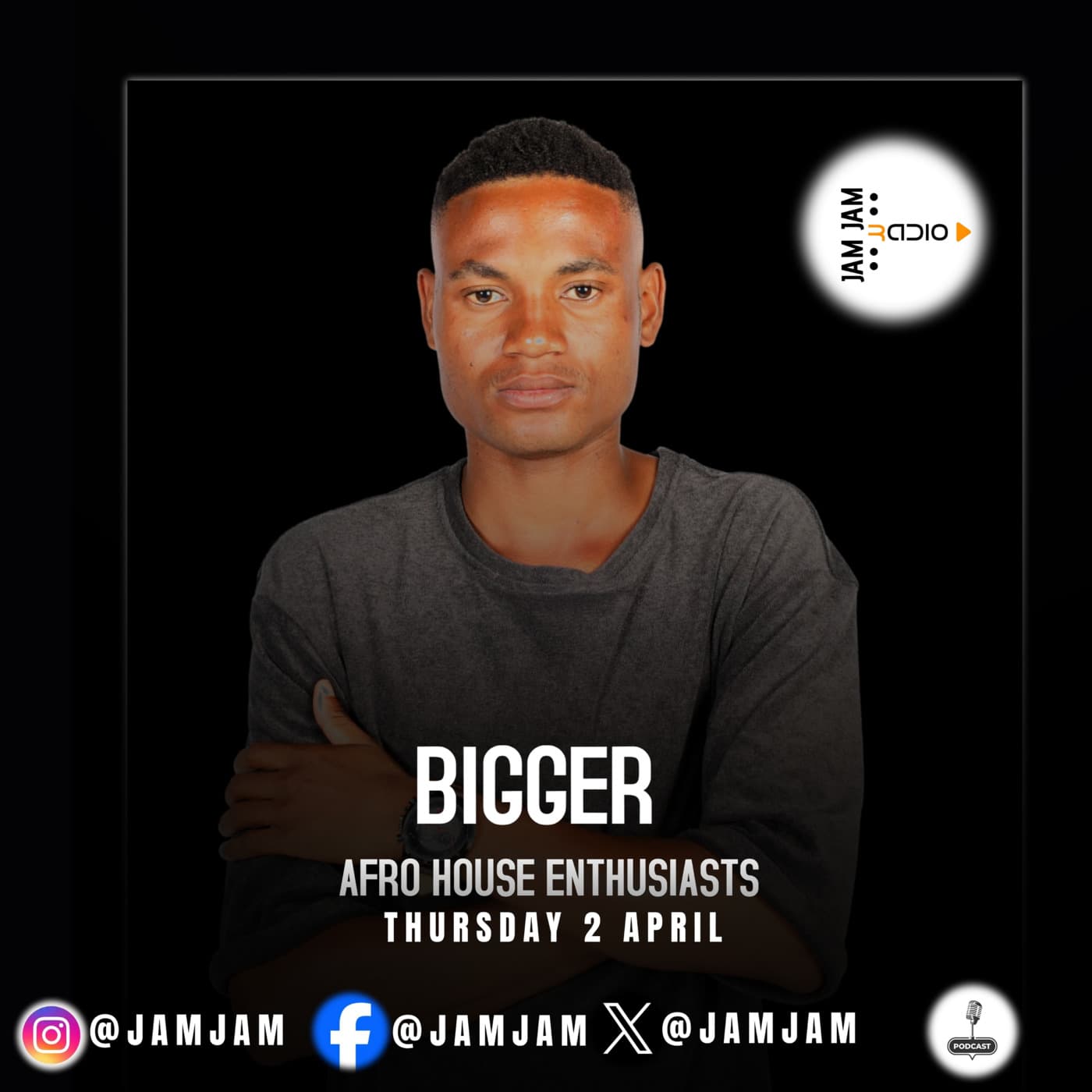 Episode 4: Bigger - Jam Jam Radio Mix 004 (Afro House Enthusiasts) - Bigger cover