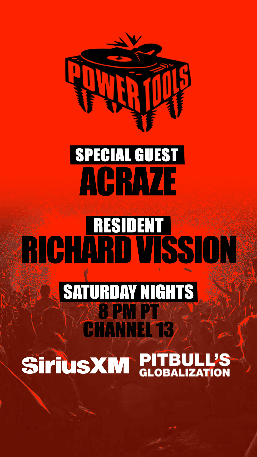 Episode 207: Powertools ft: Acraze and Richard Vission - Powertools Mixshow cover