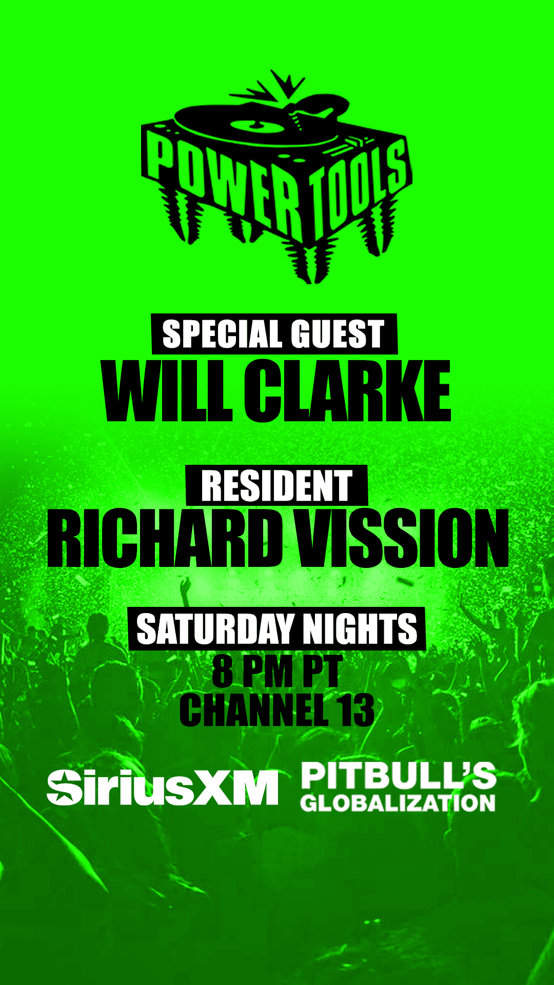 Episode 215: 58:17 Powertools ft: Will Clarke and Richard Vission — Powertools Mixshow cover
