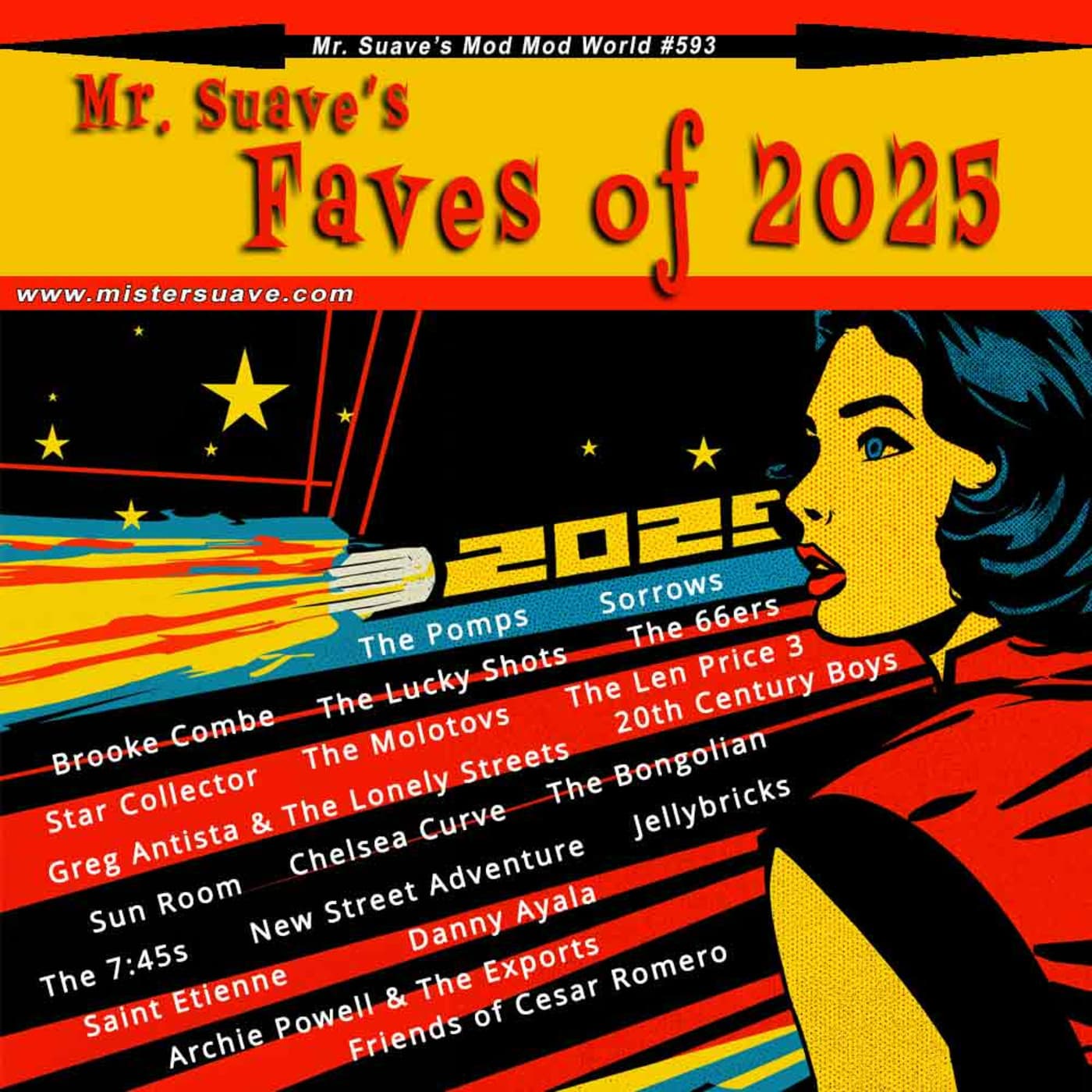 Episode 593: Modcast #593: Mr. Suave's Faves of 2025 - Mr. Suave's Mod Mod World cover