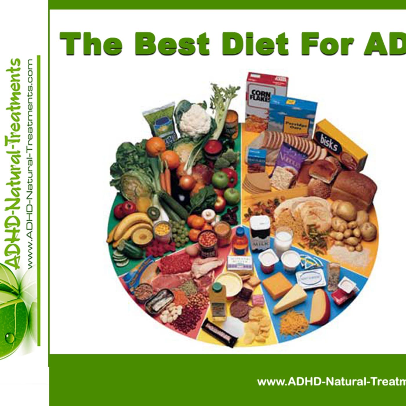 Best Diet For ADHD - Best ADHD Diet - Diet To Treat ADHD - Natural ADHD Diet - ADHD Natural Treatments cover