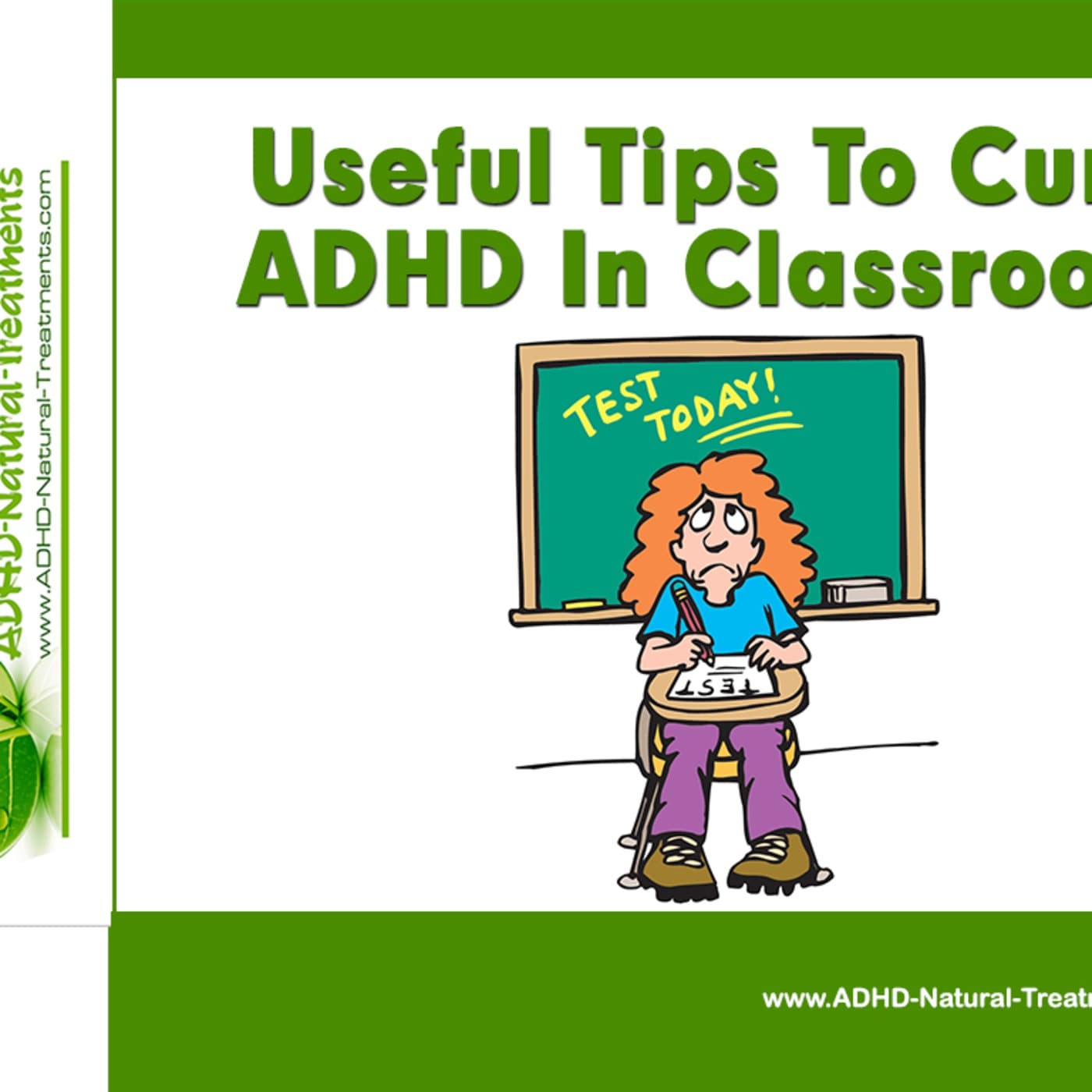 ADHD In The Classroom - ADHD In Class - Manage ADHD In Class - ADHD Natural Treatments cover