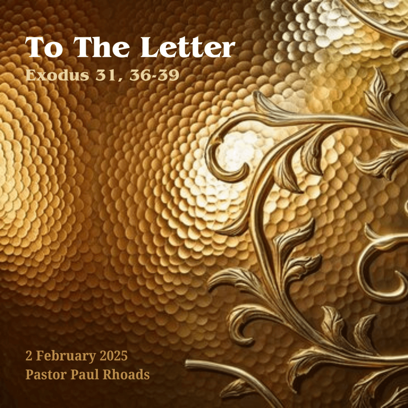 Episode 729: To The Letter - Harbor Rock Tabernacle cover