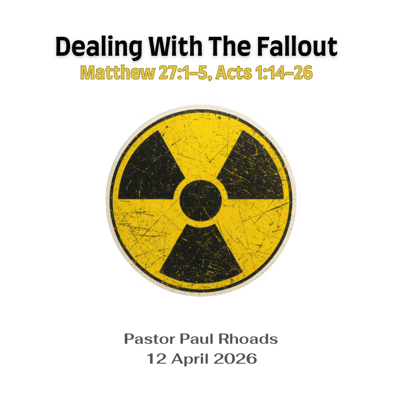 Episode 774: Dealing With The Fallout - Harbor Rock Tabernacle cover