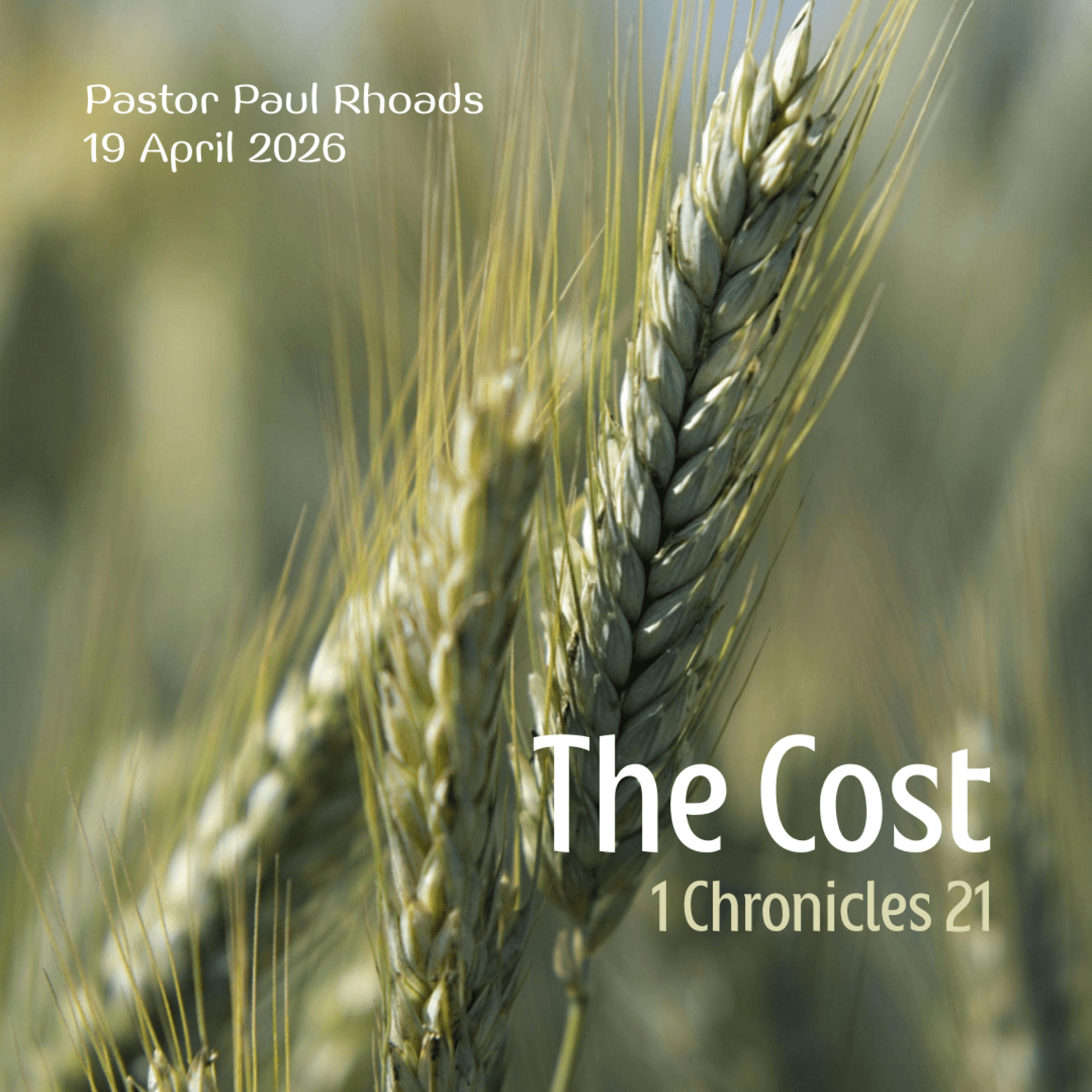 Episode 775: The Cost - Harbor Rock Tabernacle cover