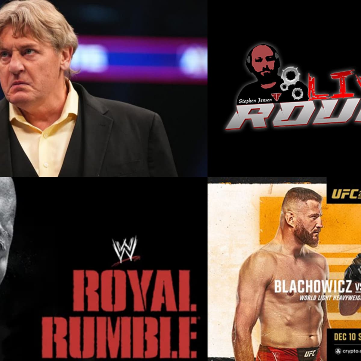 Episode 78: Live Rounds 78 - The Rock winning Royal Rumble?! William Regal leaving AEW for WWE? UFC 282 preview! - Fight Talk cover