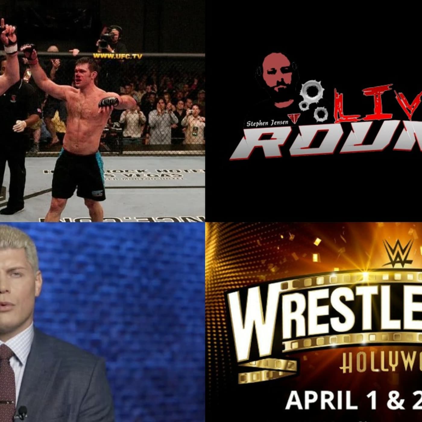 Episode 81: Live Rounds 81 - Cody Rhodes speaks on WWE Raw! 2023 predictions! RIP Stephan Bonnar — Fight Talk cover