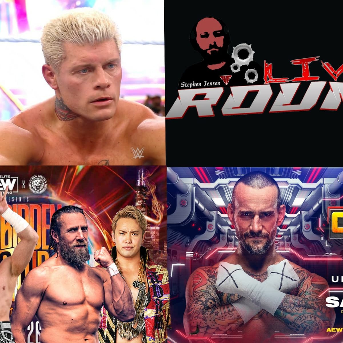 Episode 87: Live Rounds 87 - What happened with Cody Rhodes? CM Punk is coming back! Forbidden Door 2 Wow! - Fight Talk cover
