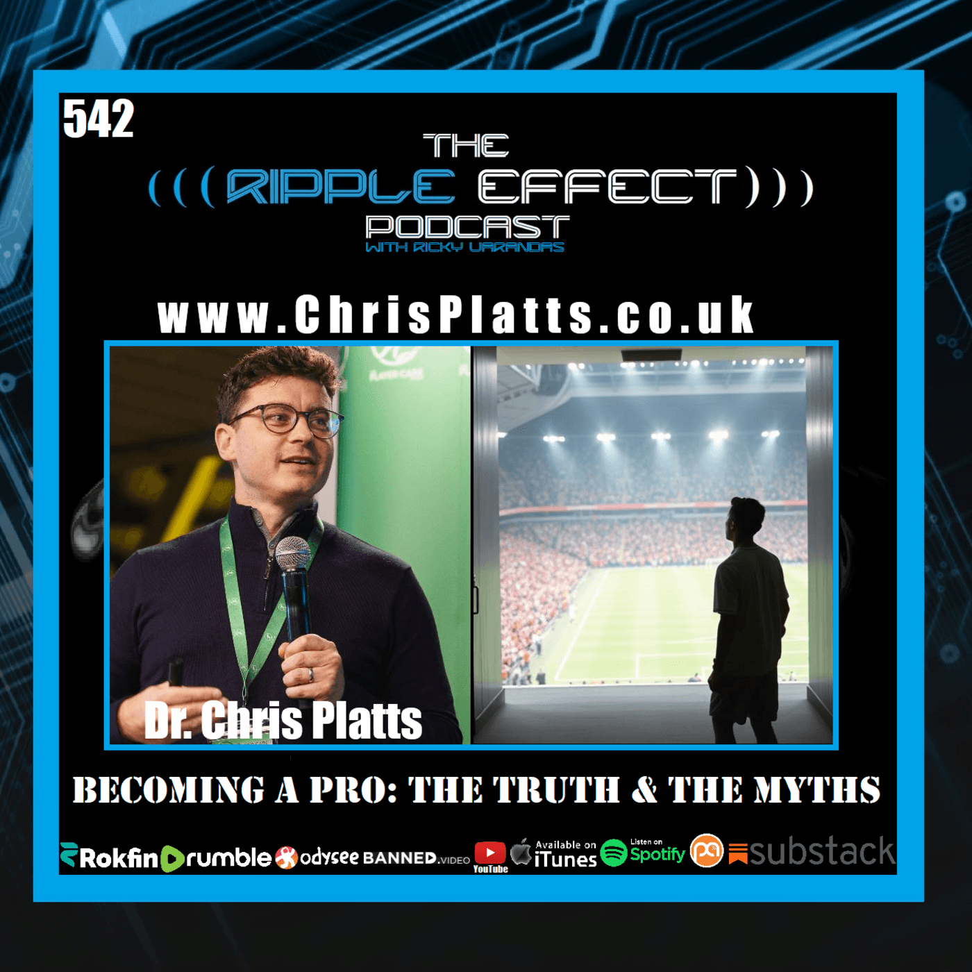 Episode 542: The Ripple Effect Podcast (Dr. Chris Platts | Becoming A Pro: The Truth & The Myths) — The Ripple Effect Podcast cover