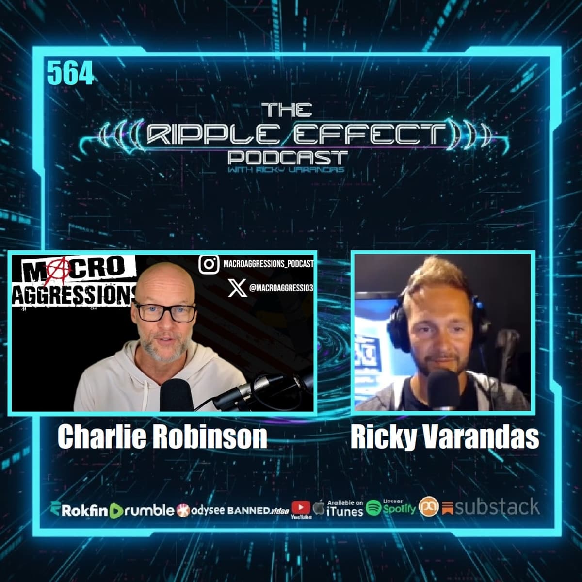 Episode 564: The Ripple Effect Podcast (Charlie Robinson | Overcoming Obstacles) - The Ripple Effect Podcast cover