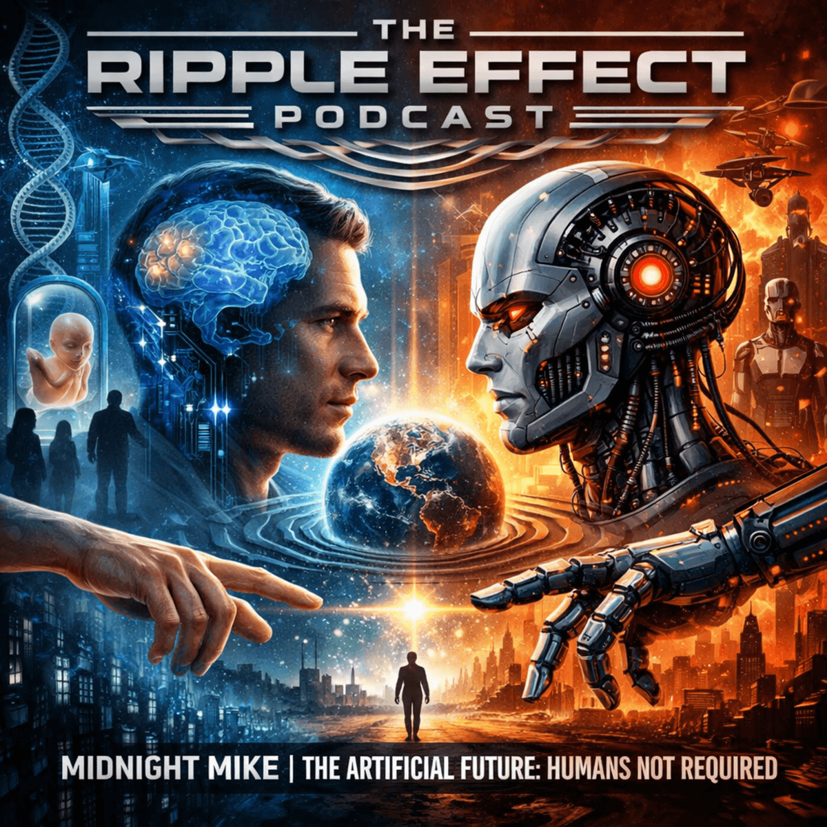 Episode 570: The Ripple Effect Podcast (Midnight Mike | The Artificial Future: Humans Not Required) - The Ripple Effect Podcast cover