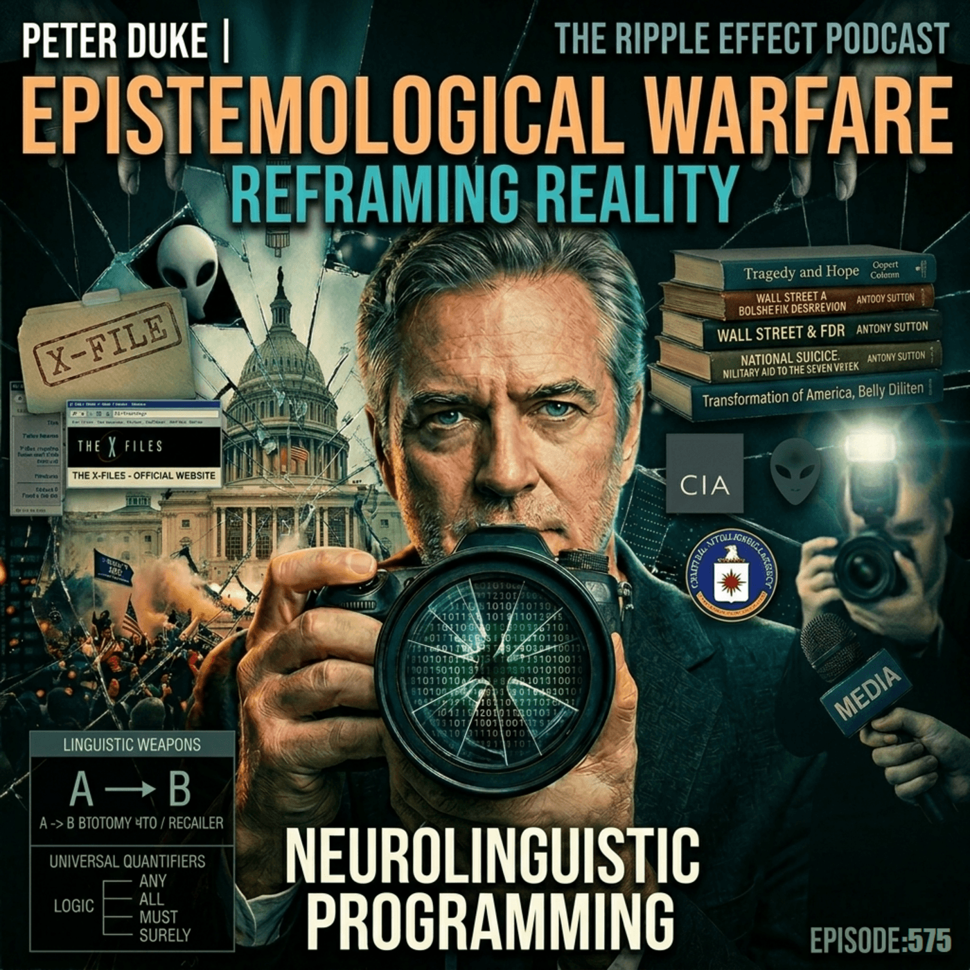 Episode 575: The Ripple Effect Podcast (Peter Duke | Reframing Reality: Behind The Curtain of Control) — The Ripple Effect Podcast cover