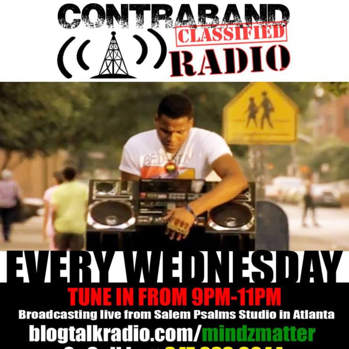 "Elementary Genocide" featuring Mike Flo and Rahiem Shabazz - CONTRABAND CLASSIFIED cover