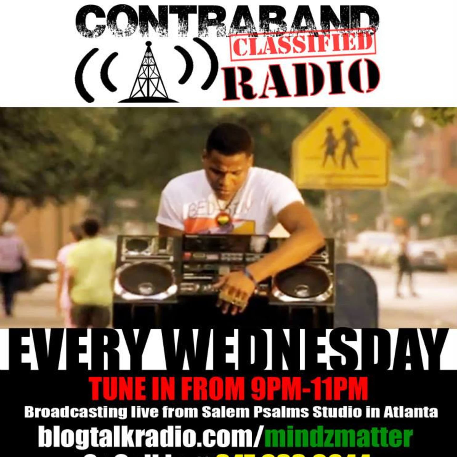 "Elementary Genocide" featuring Mike Flo and Rahiem Shabazz - CONTRABAND CLASSIFIED cover