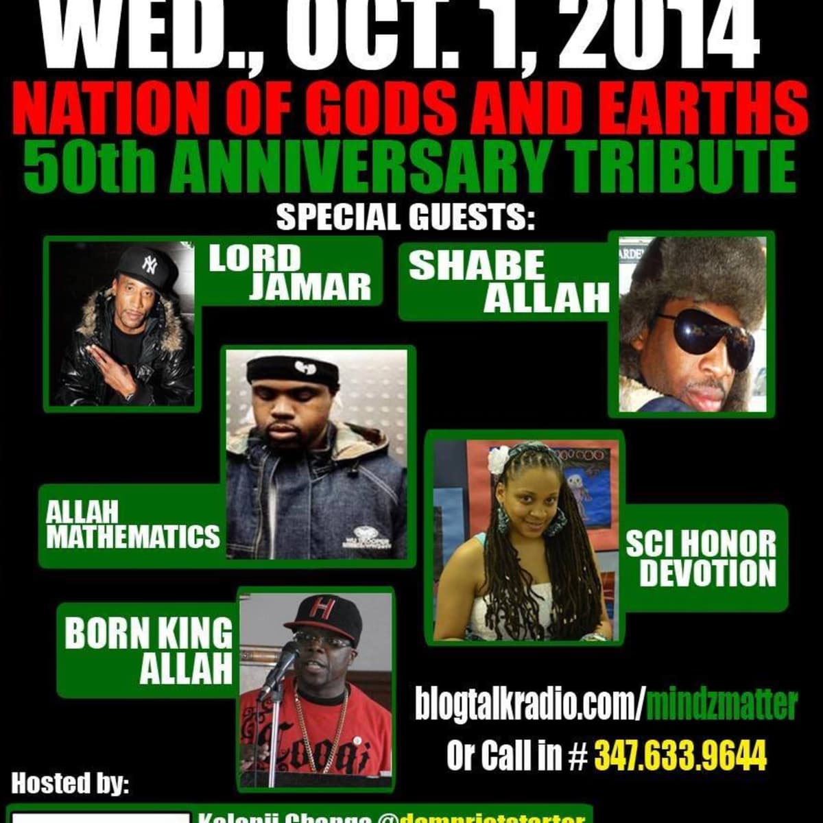 Nation of Gods & Earths 50th Anniversary Tribute - CONTRABAND CLASSIFIED cover