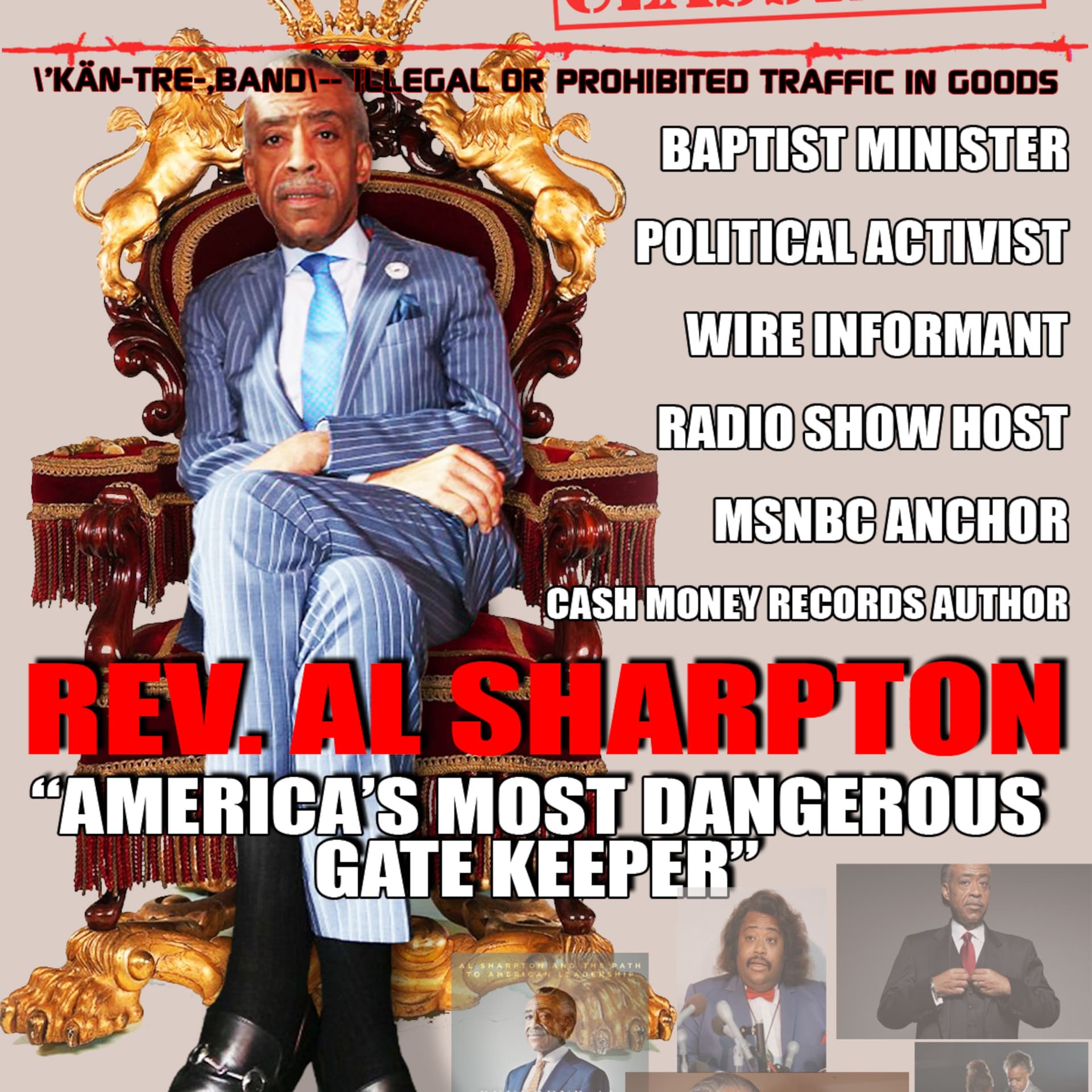 "Militarized Police, Michael Brown and Al Sharpton Rhetoric"- Interview w/Former Black Panther Leader Dhoruba Bin Wahad — CONTRABAND CLASSIFIED cover