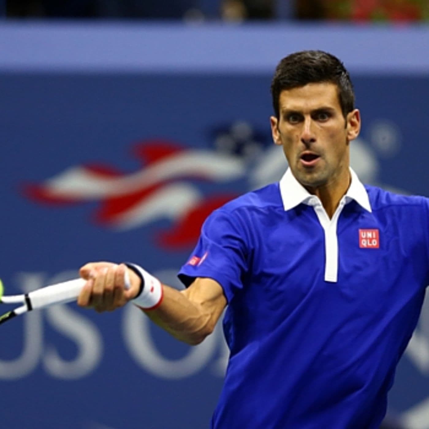 Djokovic wins 1st set - 2015 US Open Podcasts cover