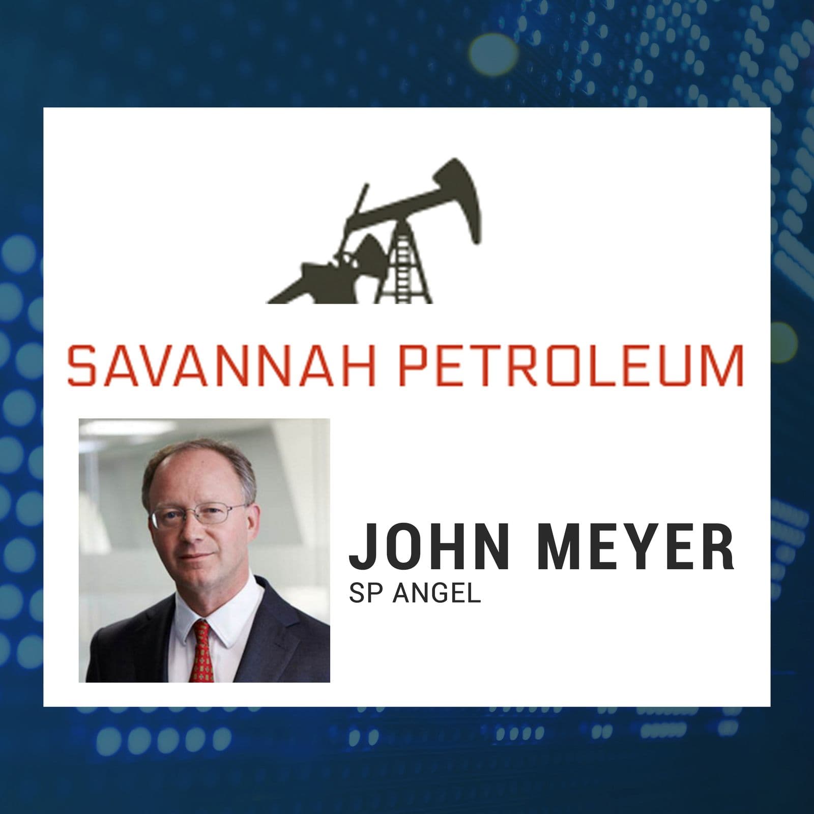 6: Savannah Petroleum, John Meyer - Vox Markets Originals cover