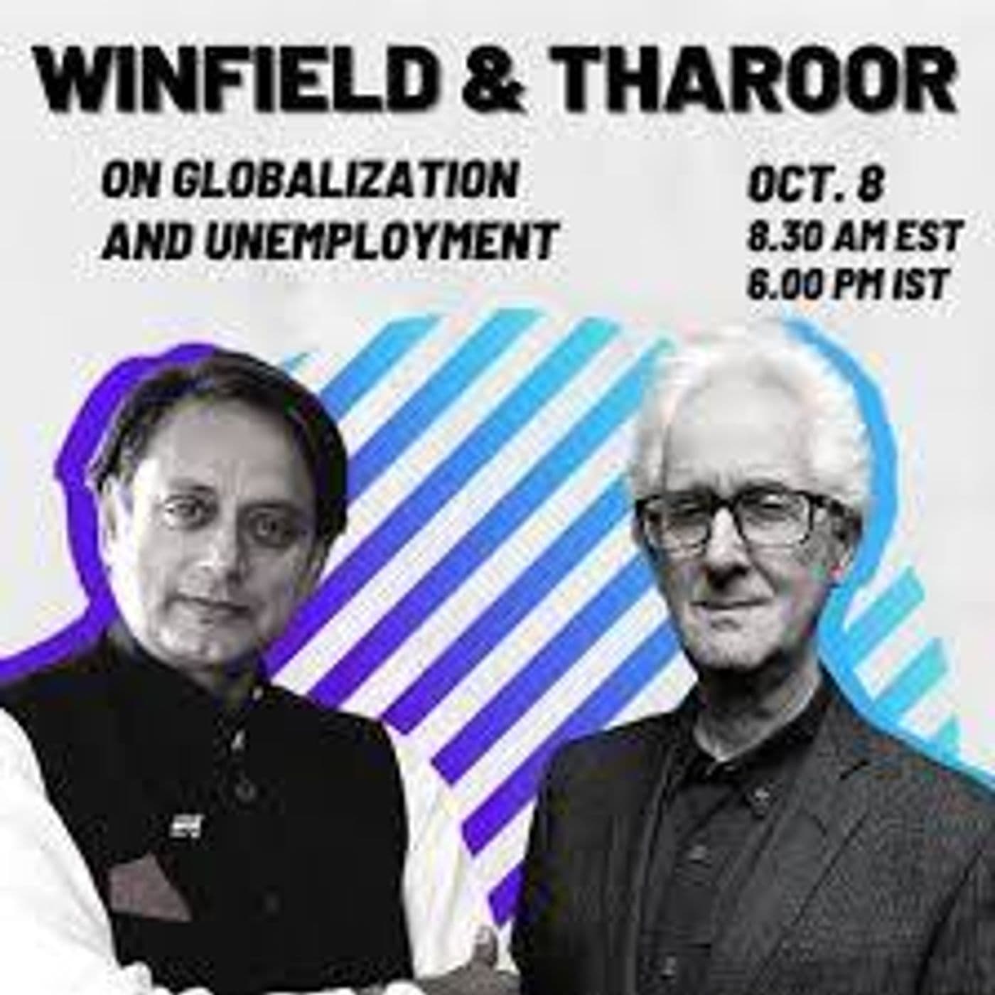 19: Winfield & Tharoor on Globalization and Unemployment - America Unchained cover