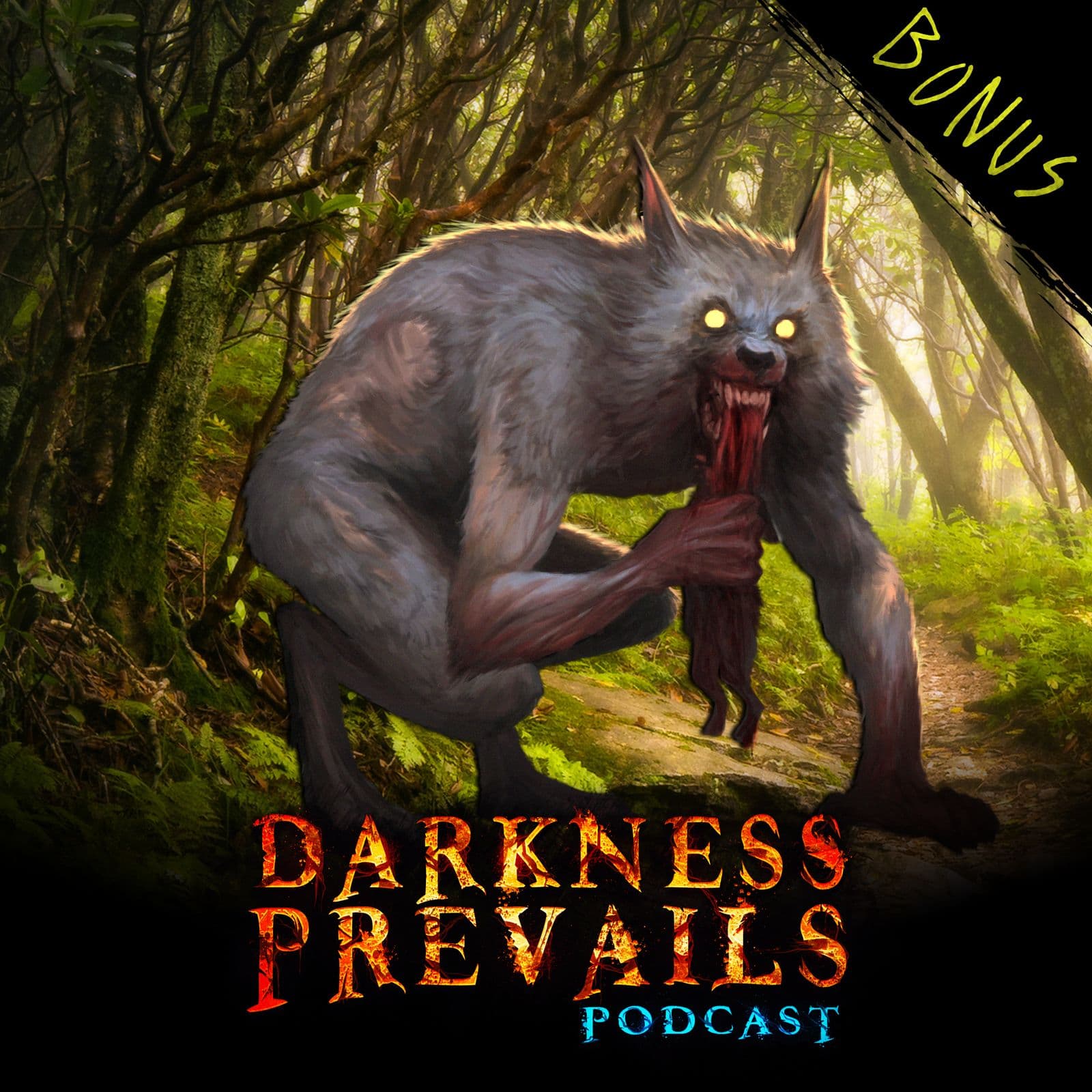 95: Introducing: Camping Horror Stories, Disturbing Missing Person Cases and More from the Darkness Prevails Podcast - The Lets Read Podcast cover