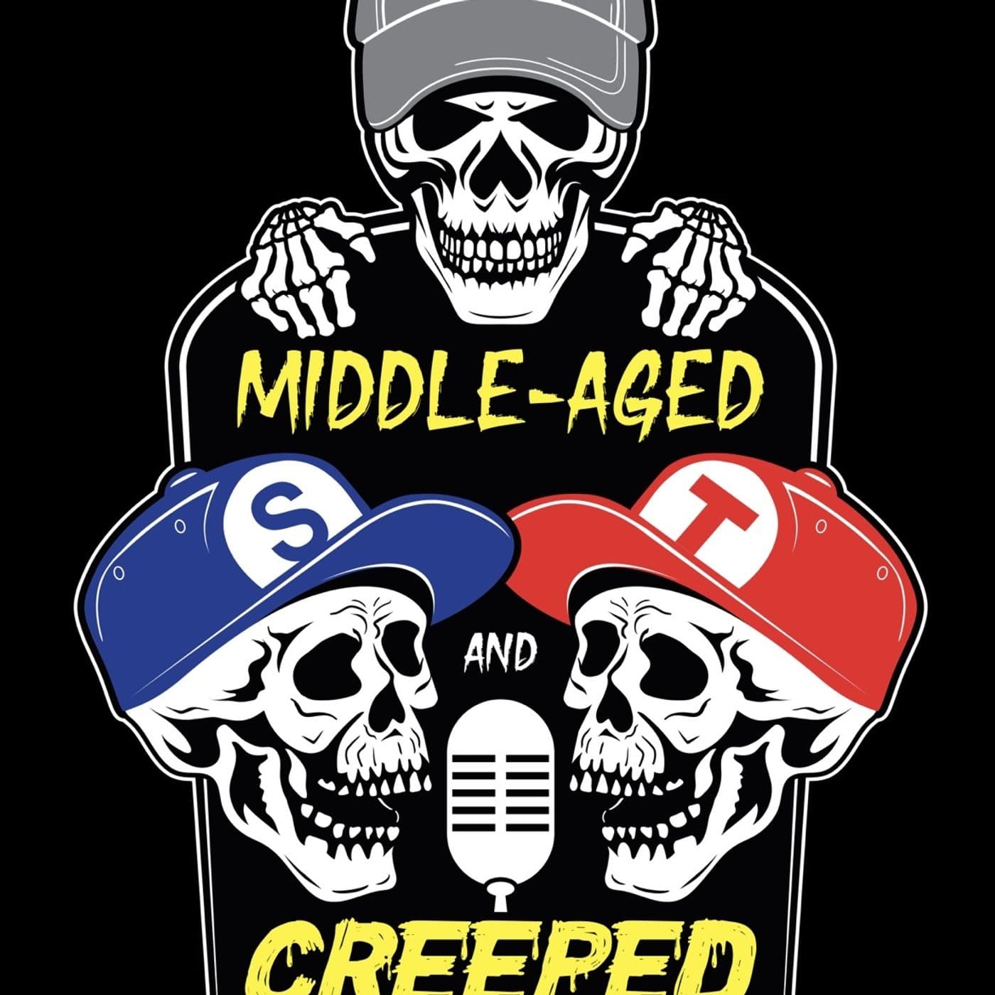 Middle Aged And Creeped Out podcast cover