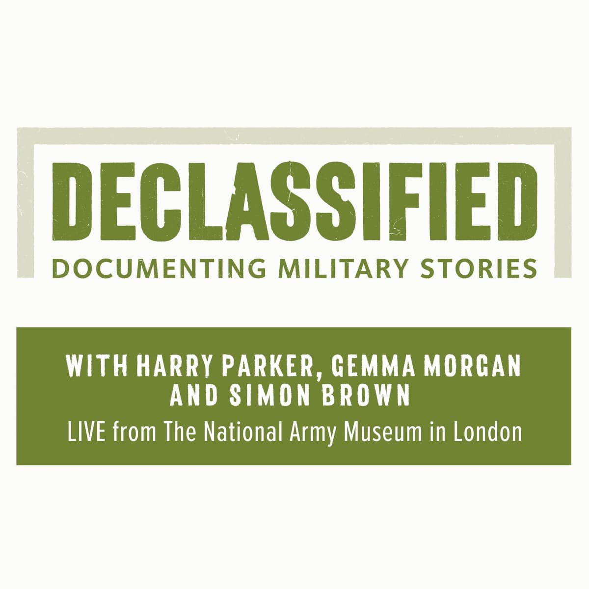 Road to Recovery Special (LIVE) - Harry Parker, Gemma Morgan and Simon Brown - Declassified cover