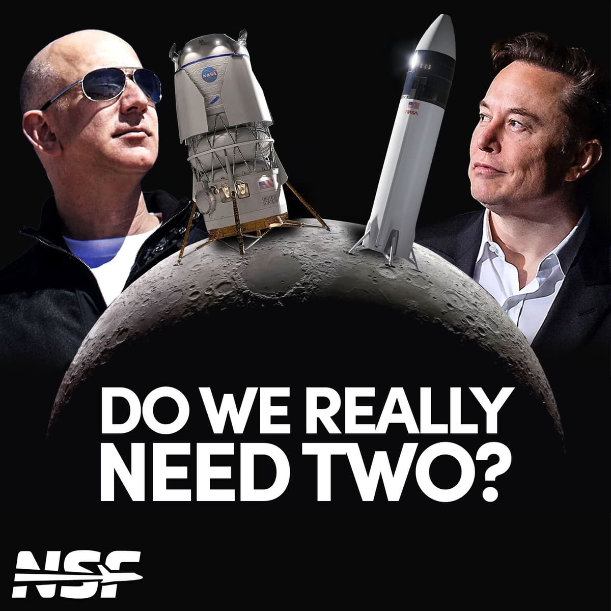 26: Artemis Showdown: SpaceX Starship vs Blue Origin's Lunar Lander - Space Stories from NASASpaceflight.com cover