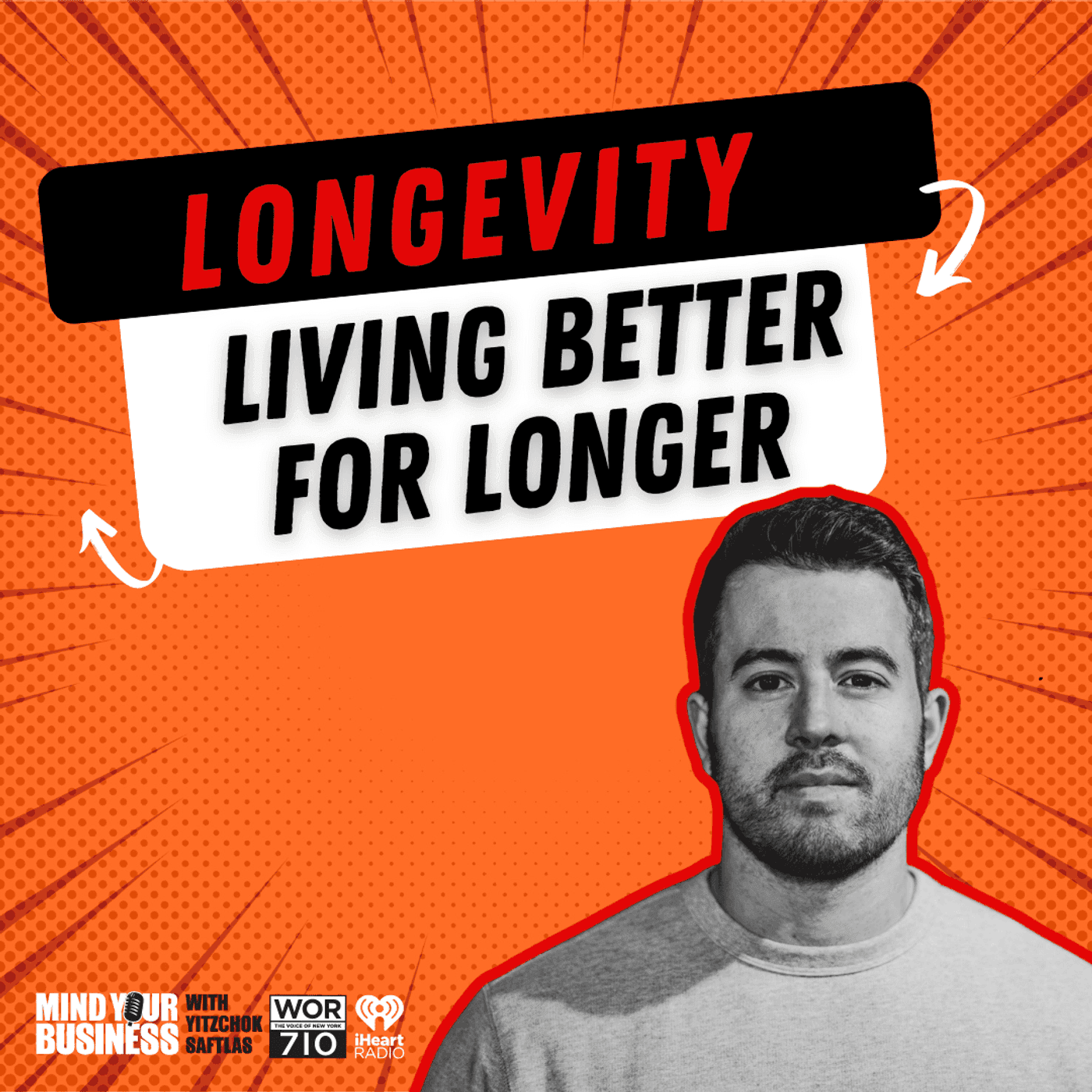 381: Longevity – Living Better For Longer featuring Marcus Mackay, CEO of MPERFORM - Mind Your Business With Yitzchok Saftlas cover