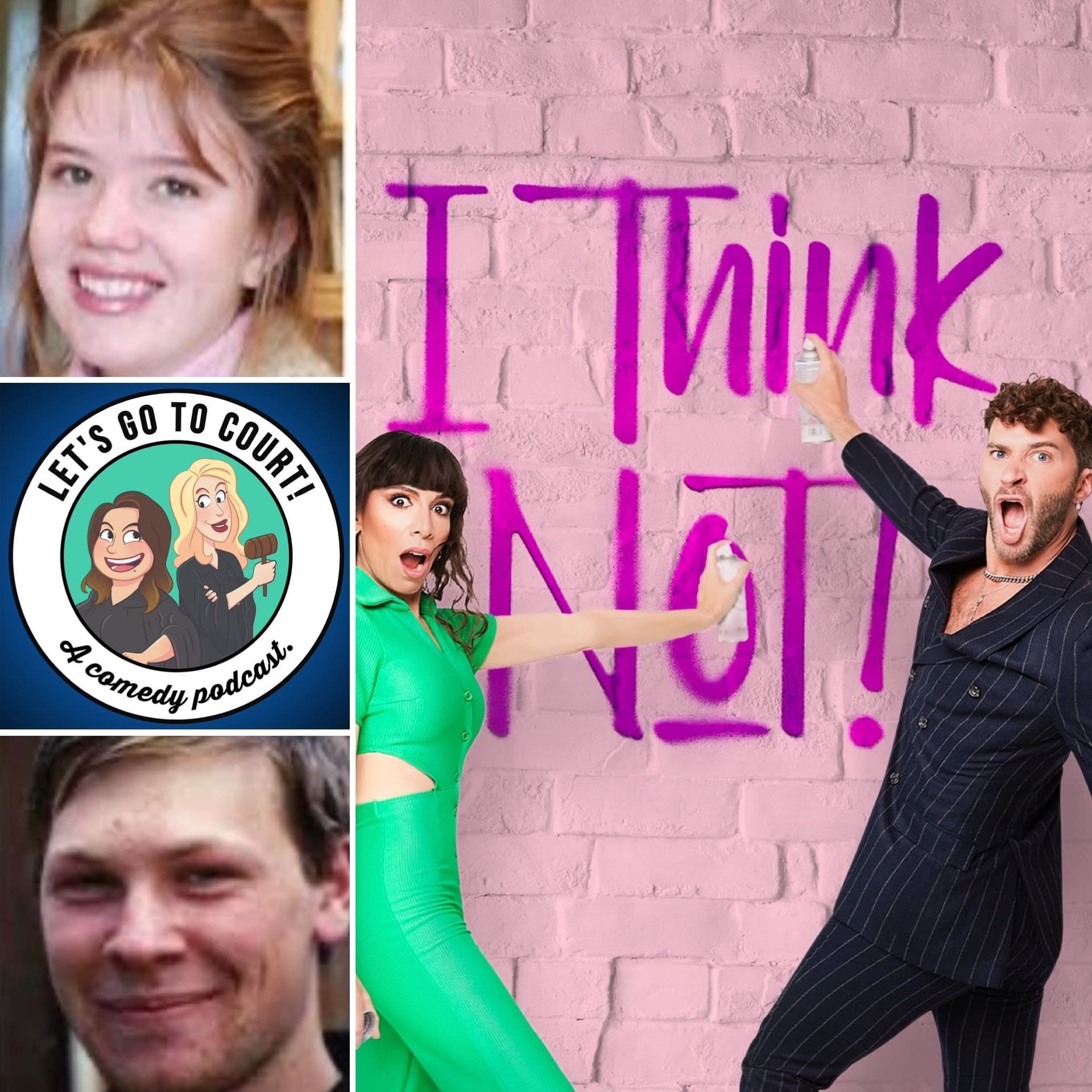 284: A Kidnapping... AUSTRALIAN STYLE! ft. Ellyn and Joey from I Think Not! - Let's Go To Court! cover
