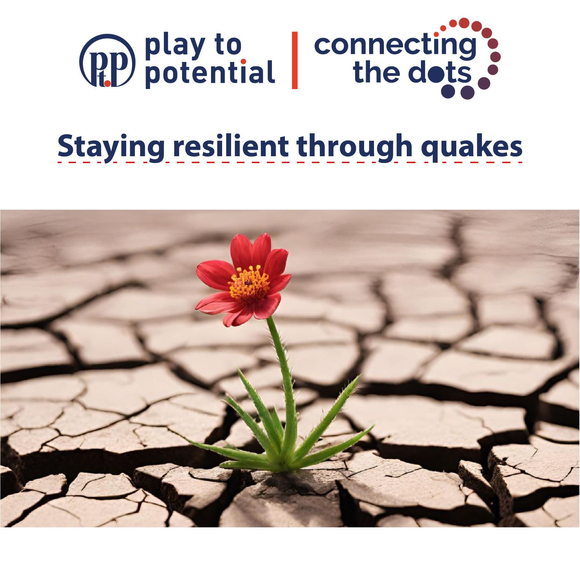 683: EP7 Connecting the Dots - Staying resilient through quakes - Play to Potential Podcast cover