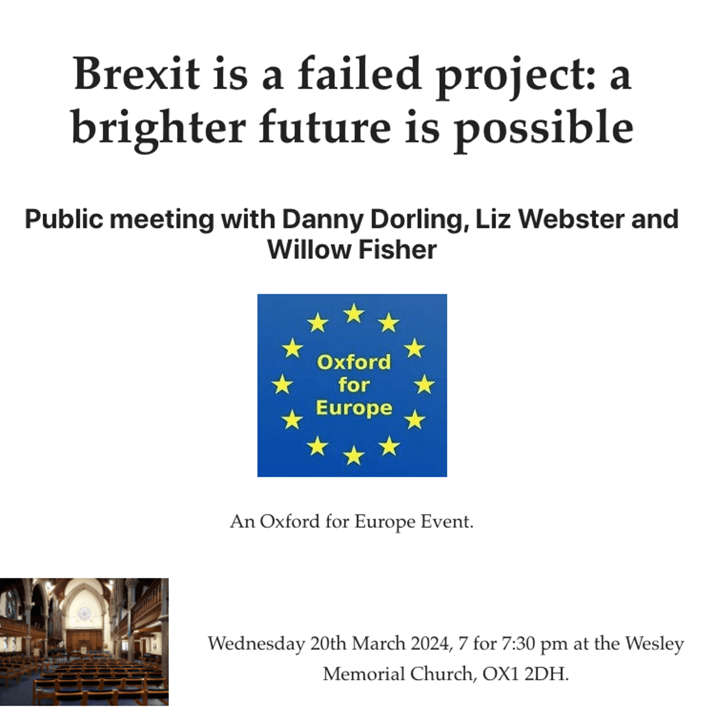 Brexit is a failed project: a brighter future is possible - Danny Dorling cover