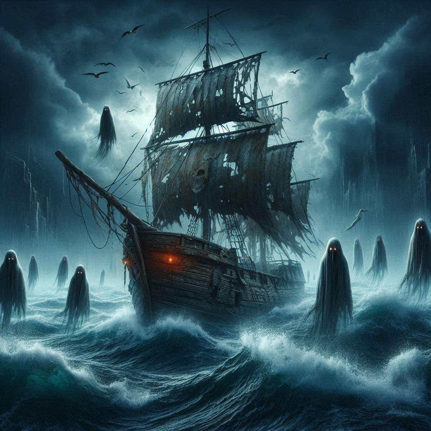 403: Haunted Ships 2 - Hillbilly Horror Stories Paranormal Podcast cover