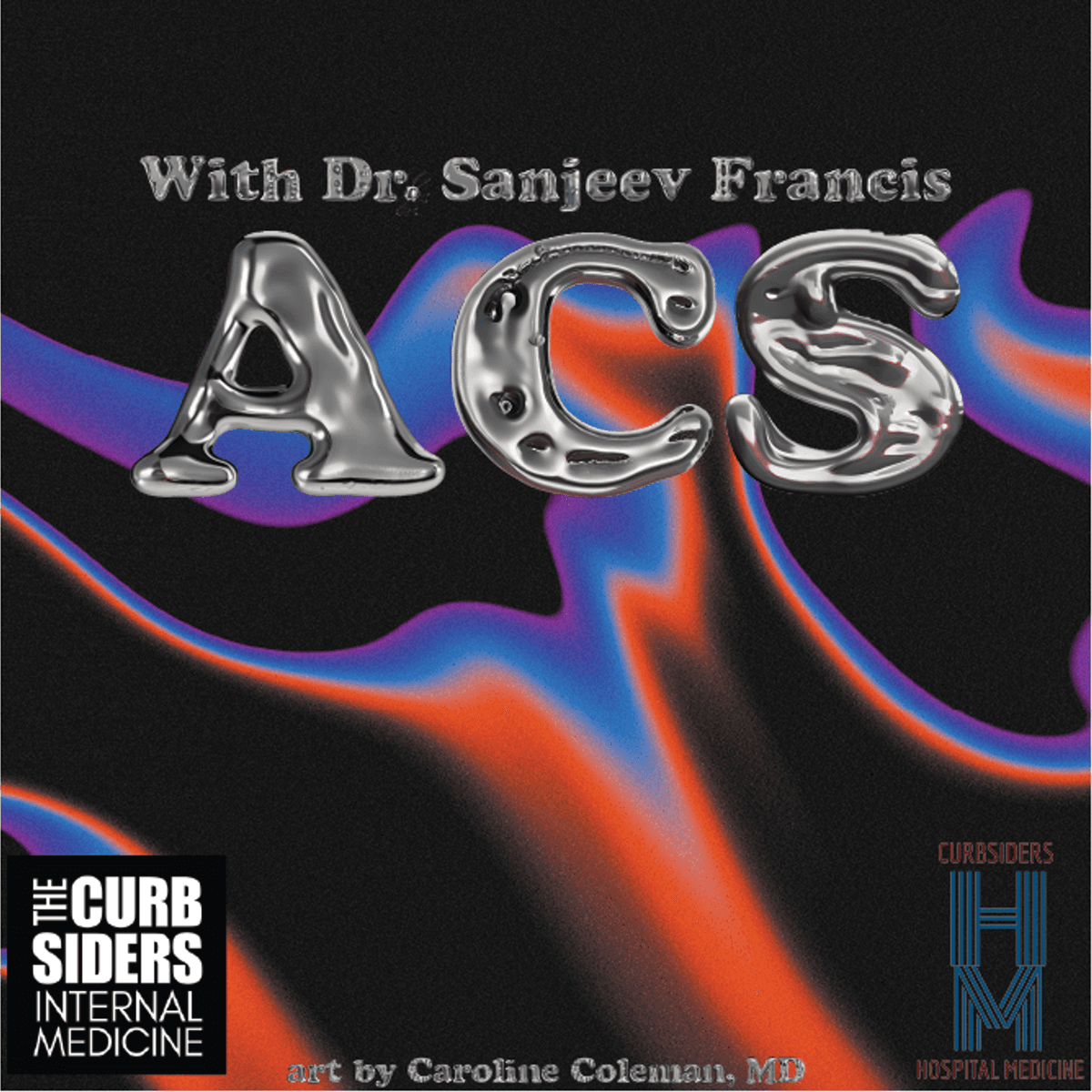 #450 Acute Coronary Syndrome with Dr. Sanjeev Francis - Part 1 - The Curbsiders Internal Medicine Podcast cover
