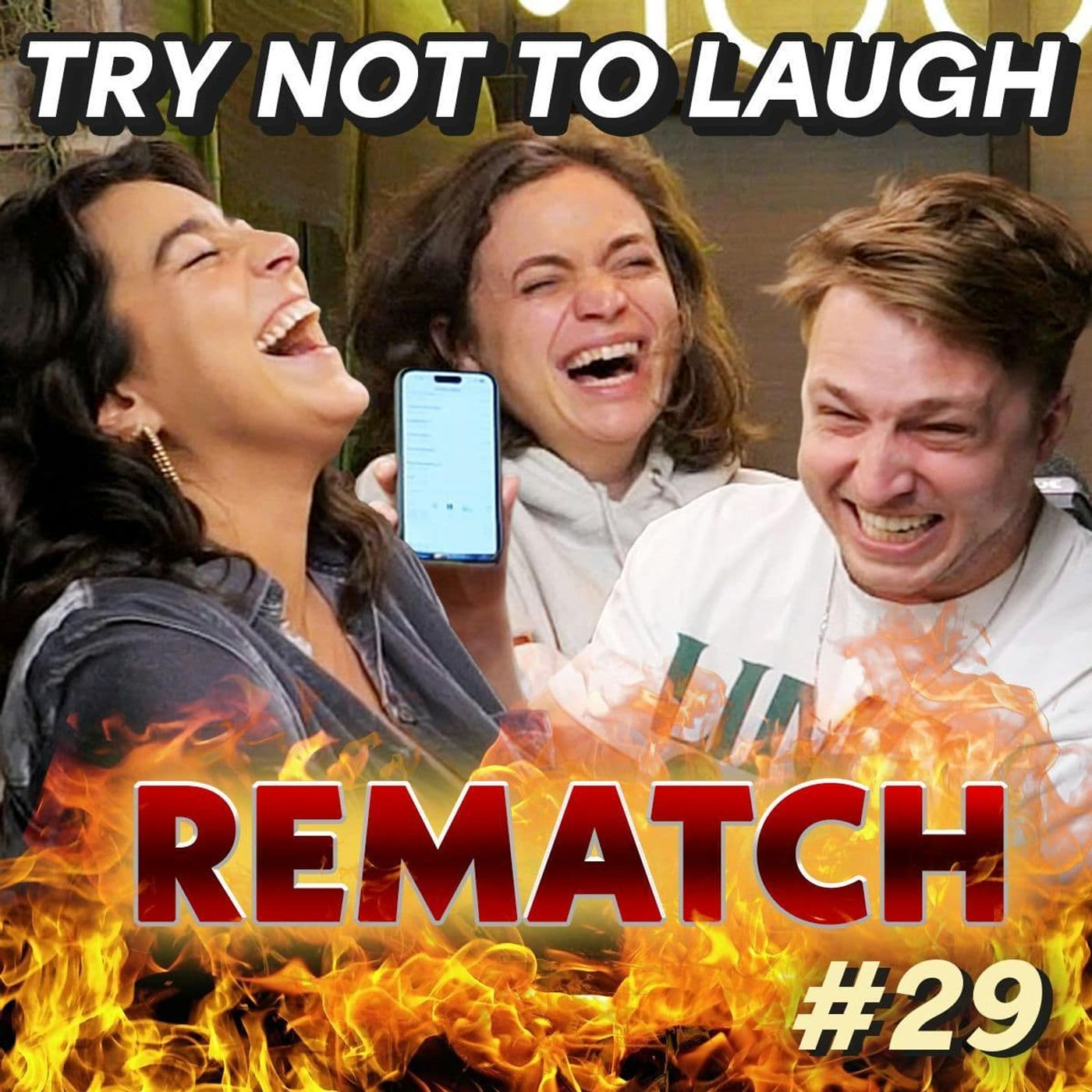 #29 - Try Not To Laugh: The Podcast: The Rematch - Smosh Mouth cover