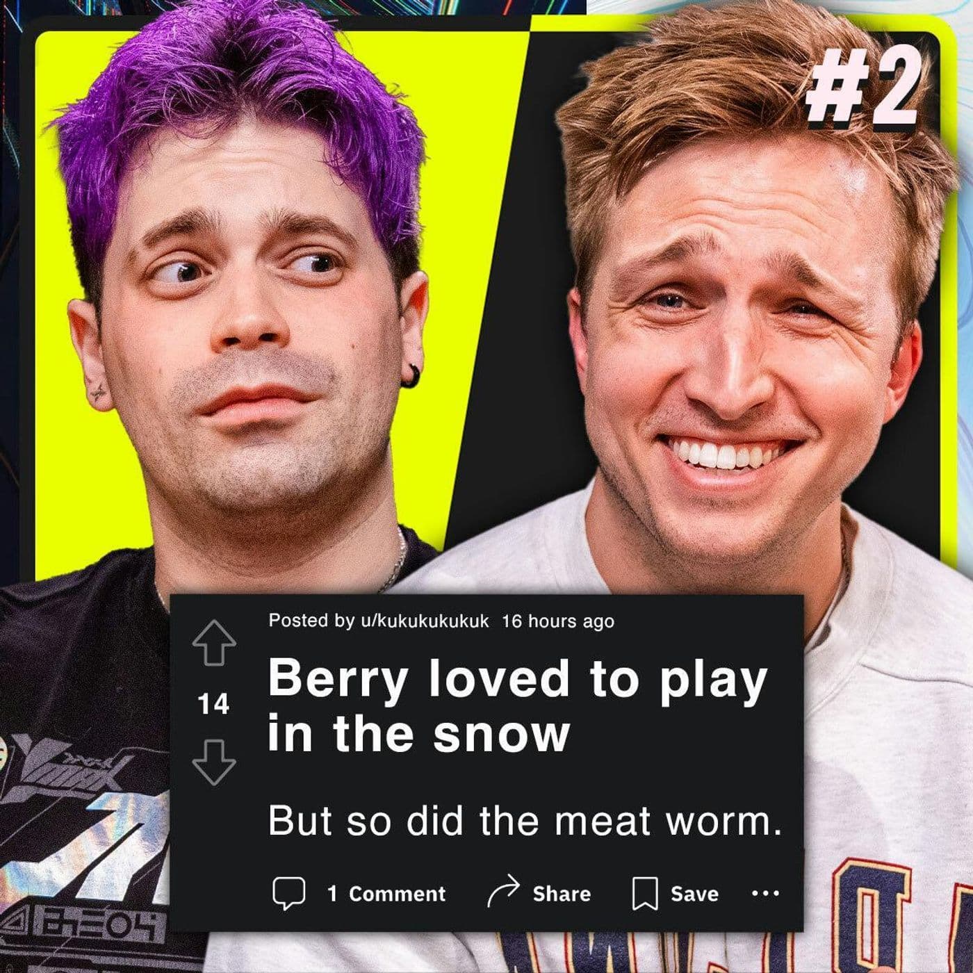 S3 Ep2: #2 - Reading Bad 2 Sentence Horror Stories w/ Damien Haas - Smosh Mouth cover